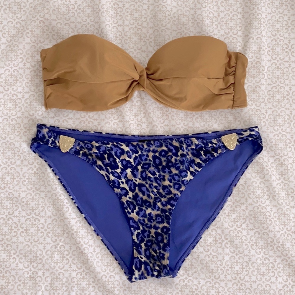 Purple Leopard Bikini Bottom